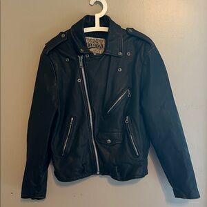 Open Road Brands Black Leather Jacket